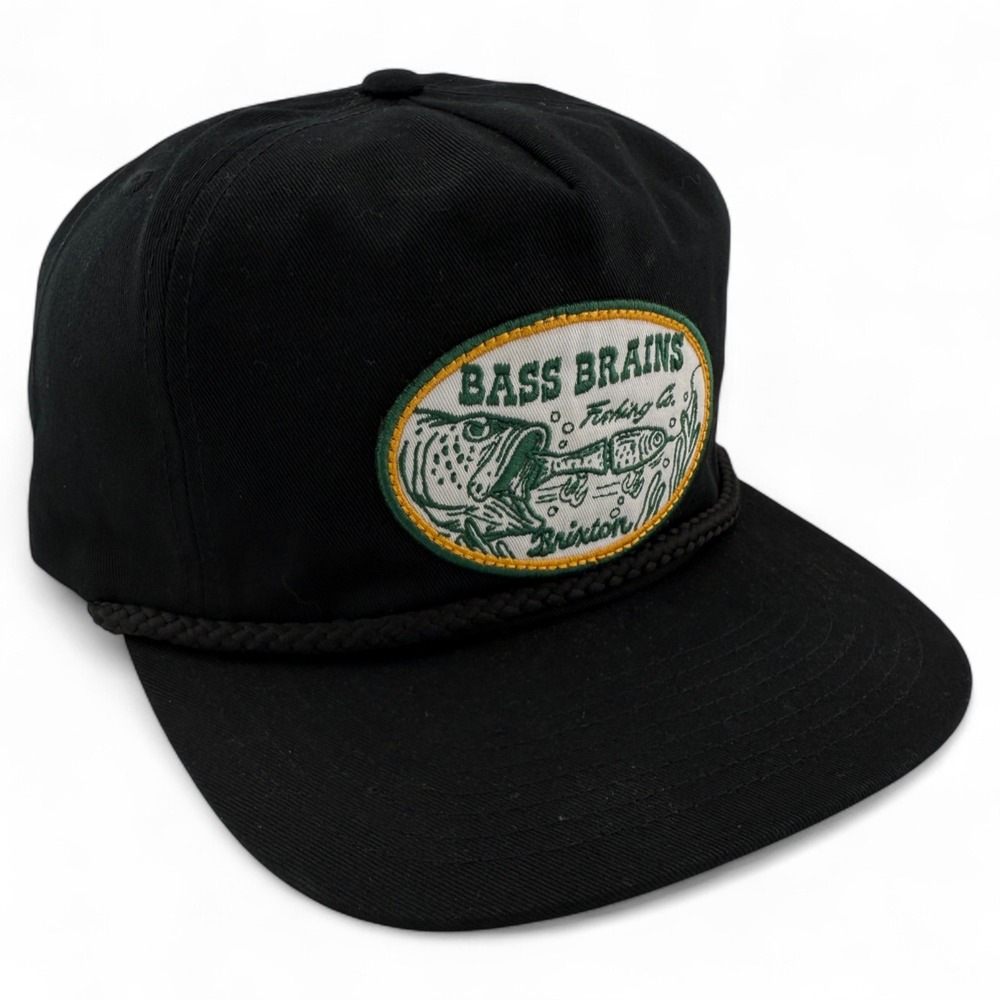 Brixton Company x Bass Brains Swim HP Rope A-Frame Snapback Adjustable Hat Cap